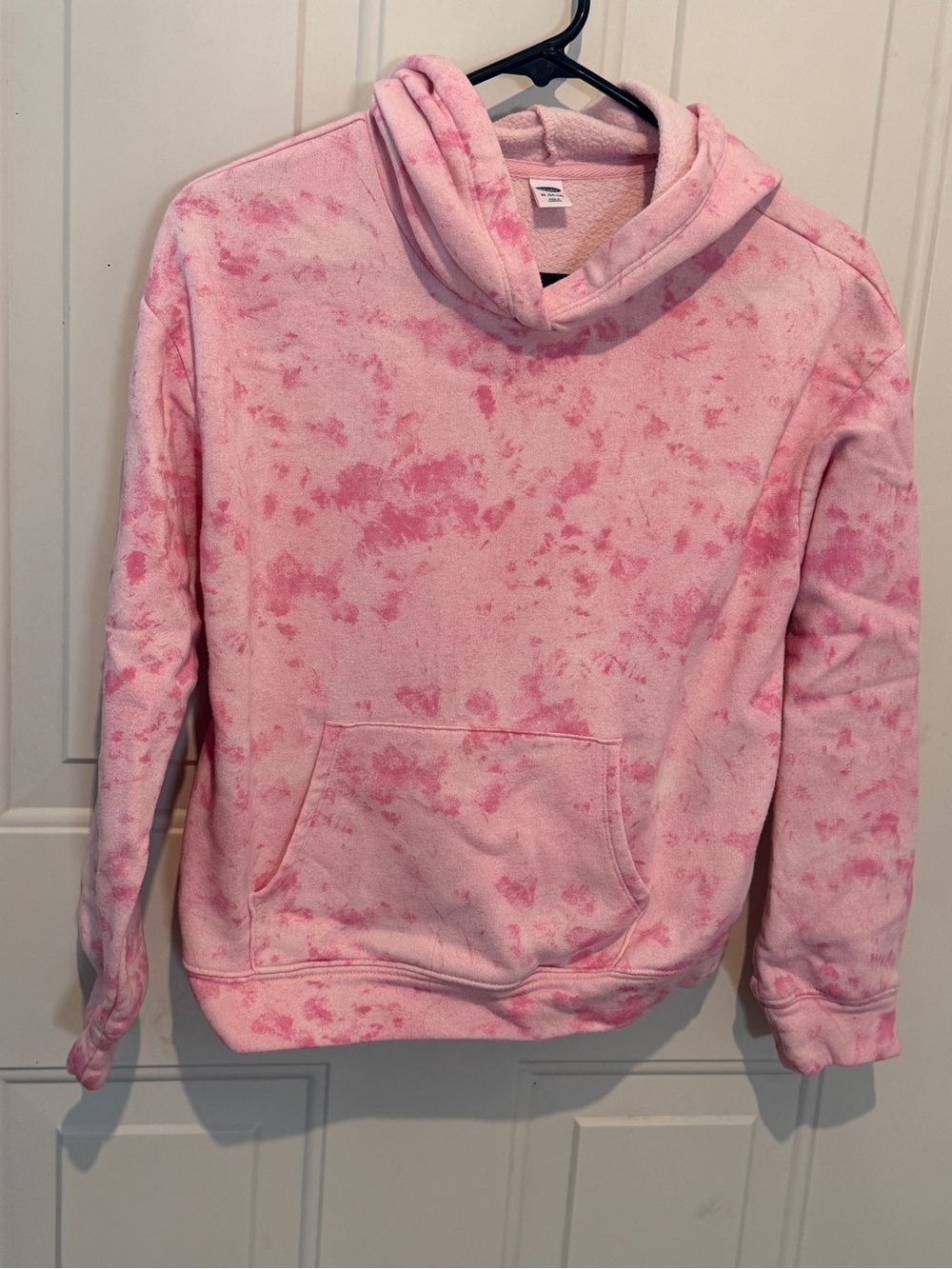 Old Navy Pink Tie-Dye Hooded Sweatshirt